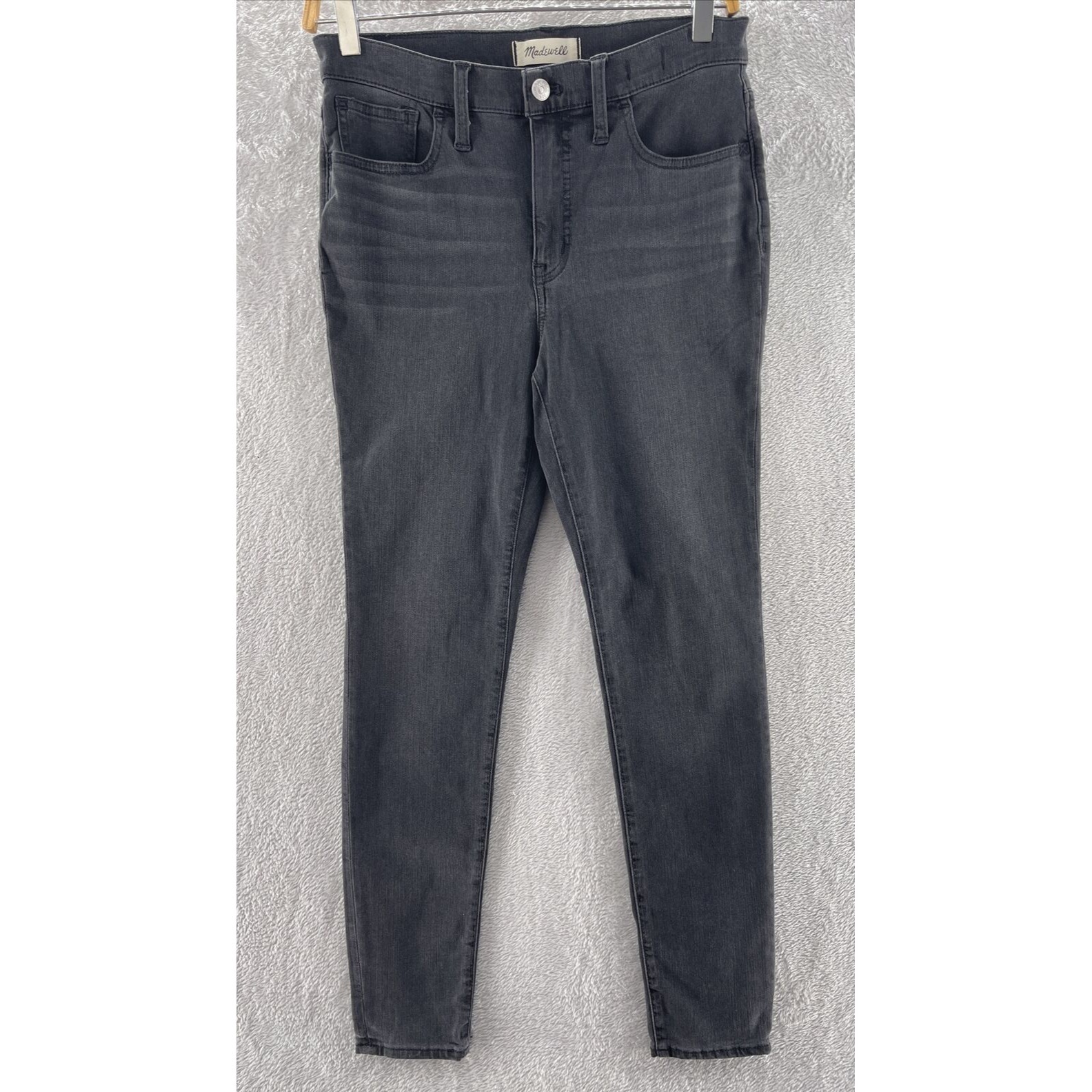 Madewell Jeans Womens Size 28 Black Road Tripper High Rise Skinny Denim